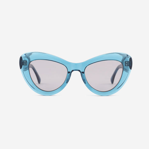 Cat - Eye and Vintage Acetate Female Sunglasses 22A8053